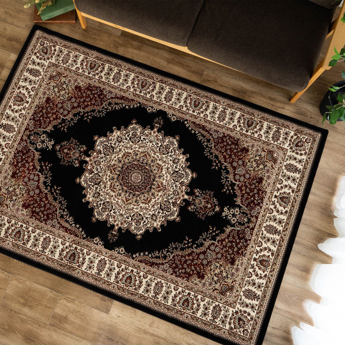 サヤンサヤン おしゃれ 高密度 75万ノット ペルシャ絨毯 風 200×250 約