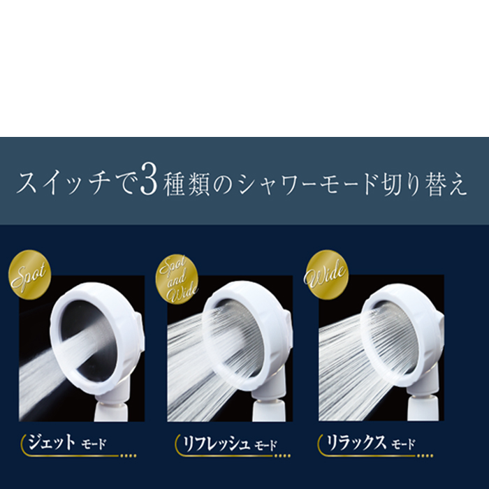 送料無料】 3Dシャワーヘッド リヴレ AXL-643 シャワーヘッド 交換用