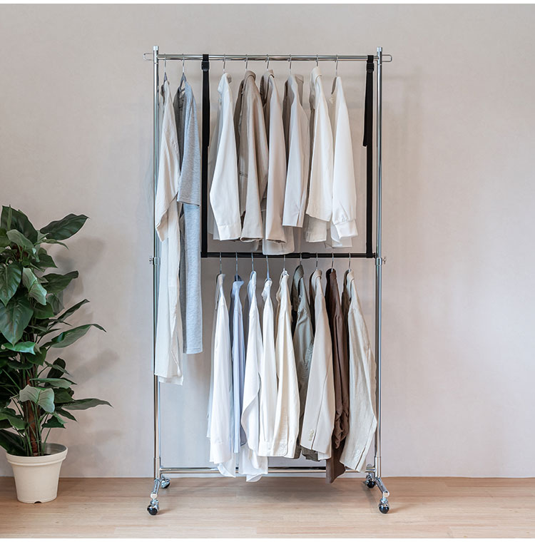 セキスイ 吊下げハンガー 伸縮ポール46~80cm TH-1BK 積水樹脂 吊り下げ