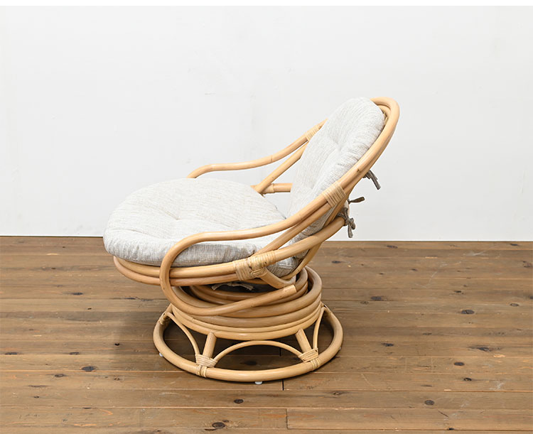 ラタンチェア 1人掛け 幅68cm ラタンソファ 完成品 1人用 1P チェア