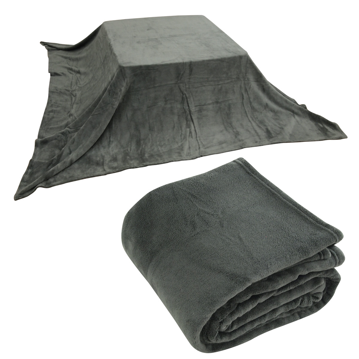 REVEUR こたつ中掛け毛布 超大判 長方形 210×280cm 暖かい こたつ 毛布