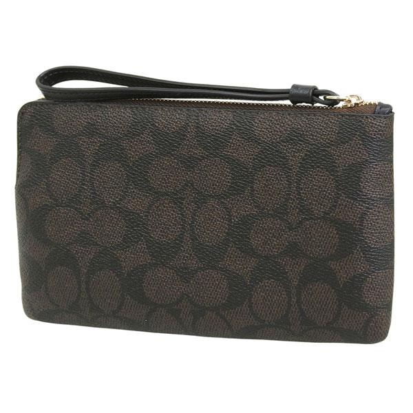 COACH（コーチ） ポーチ レディース アウトレット ブラウン ラージ