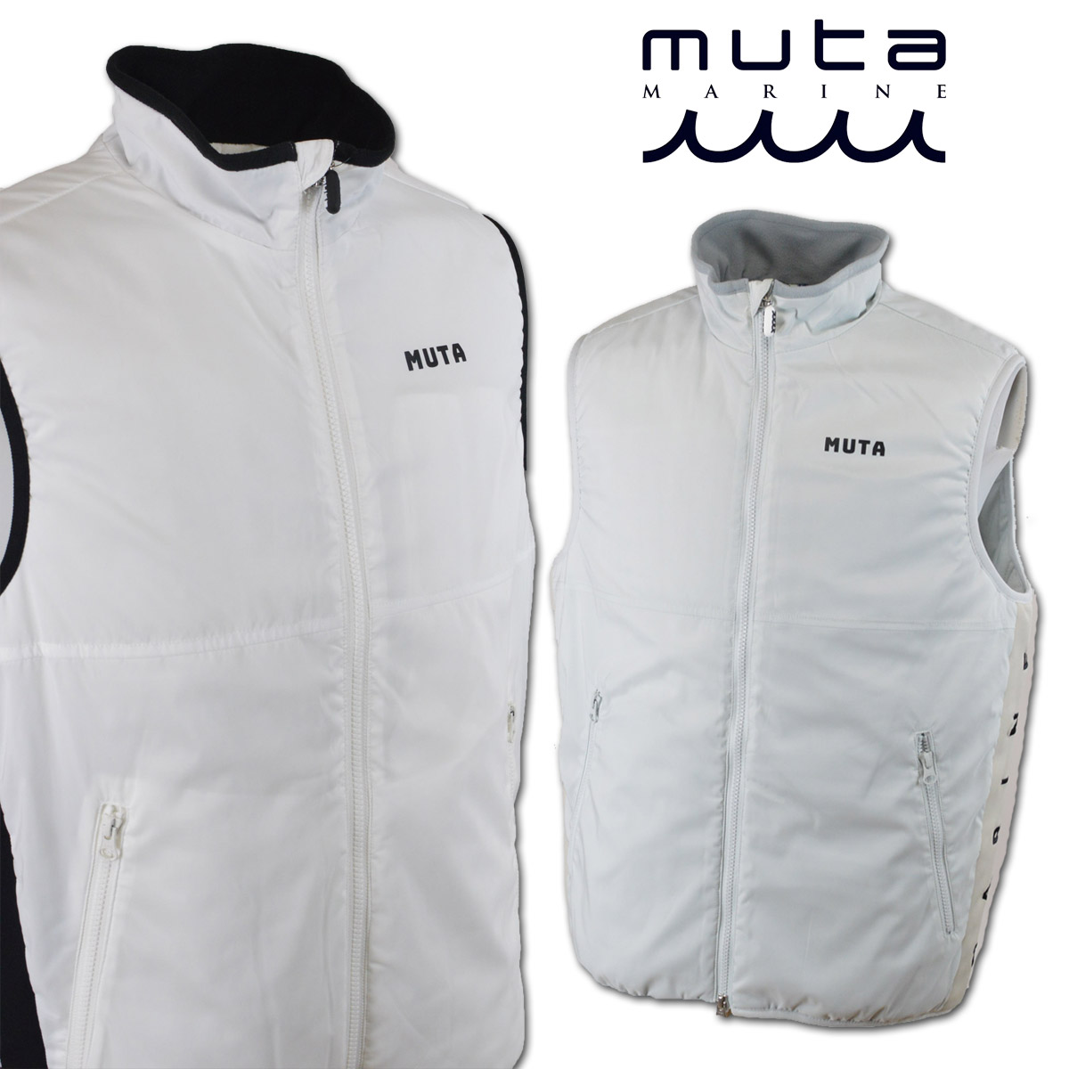 muta（ムータ） ベストブルゾン メンズ マリン ゴルフ ゴルフウェア