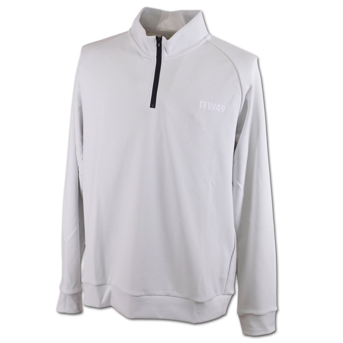 TFW49 長袖ハーフジップシャツ ゴルフウェア メンズ 秋冬用 紺 ライト