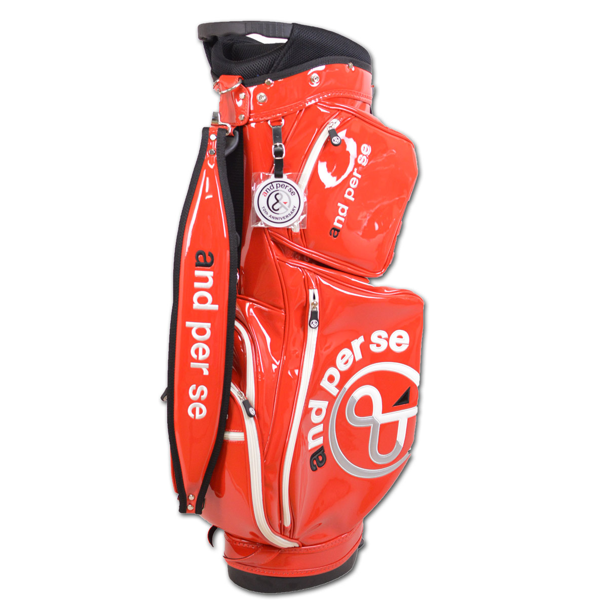and per se（アンパスィ） メンズ キャディバッグ スタンド式 ゴルフ