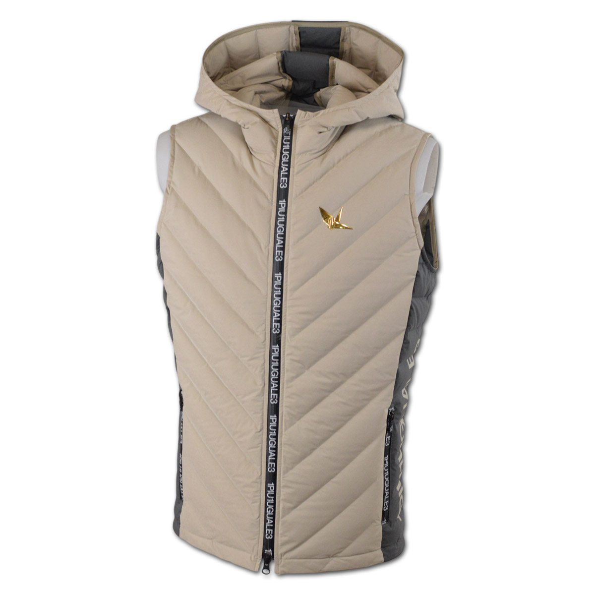 1PIU1UGUALE3 GOLF ダウンベスト メンズ ウノピュウノウグァーレトレ