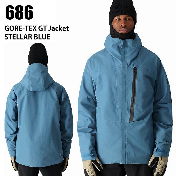 686 シックスエイトシックス M2W105 GORE-TEX GT JACKET STELLAR BLUE