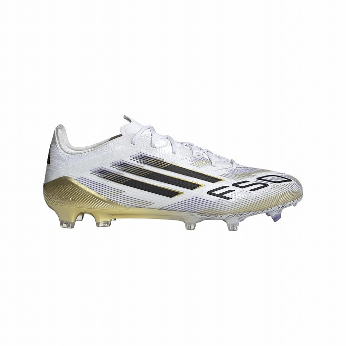 adidas（アディダス） F50 ELITE FG(ホワイト×ブラック×ゴールド