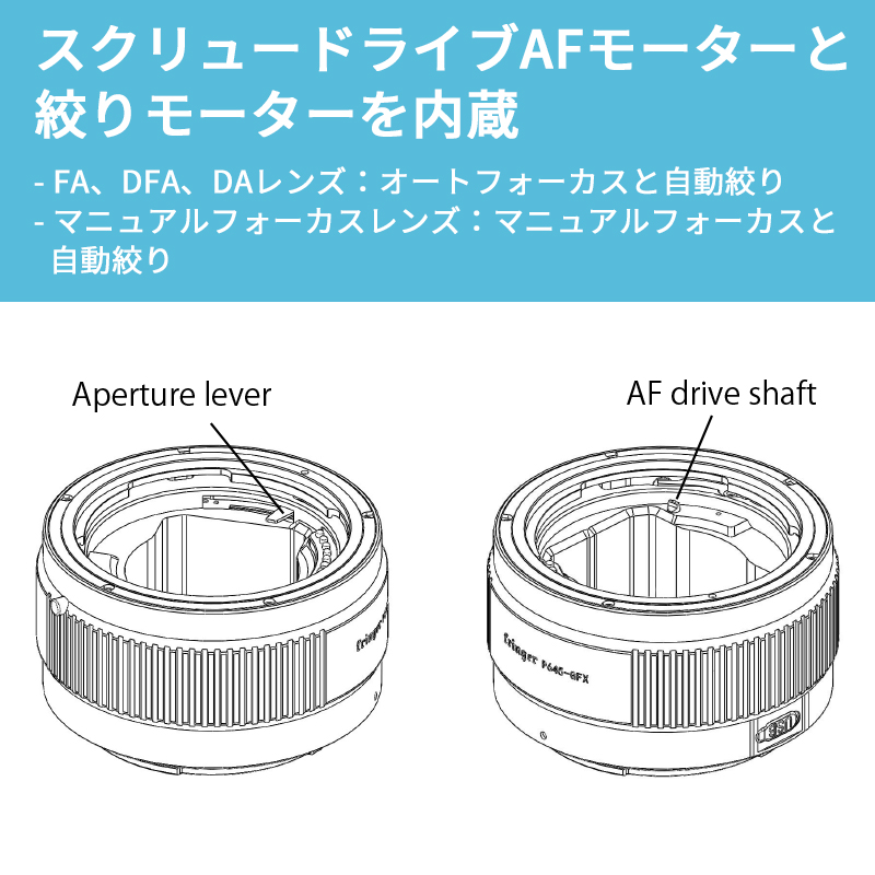 Fringer（フリンガー） 電子マウントアダプター FR-P6TG1