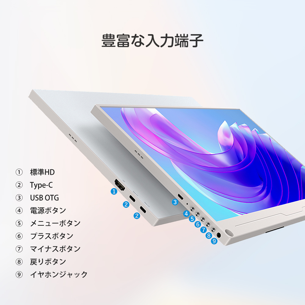 EVICIV モバイルモニター ゲーミングモニター PCモニター 15.6インチ