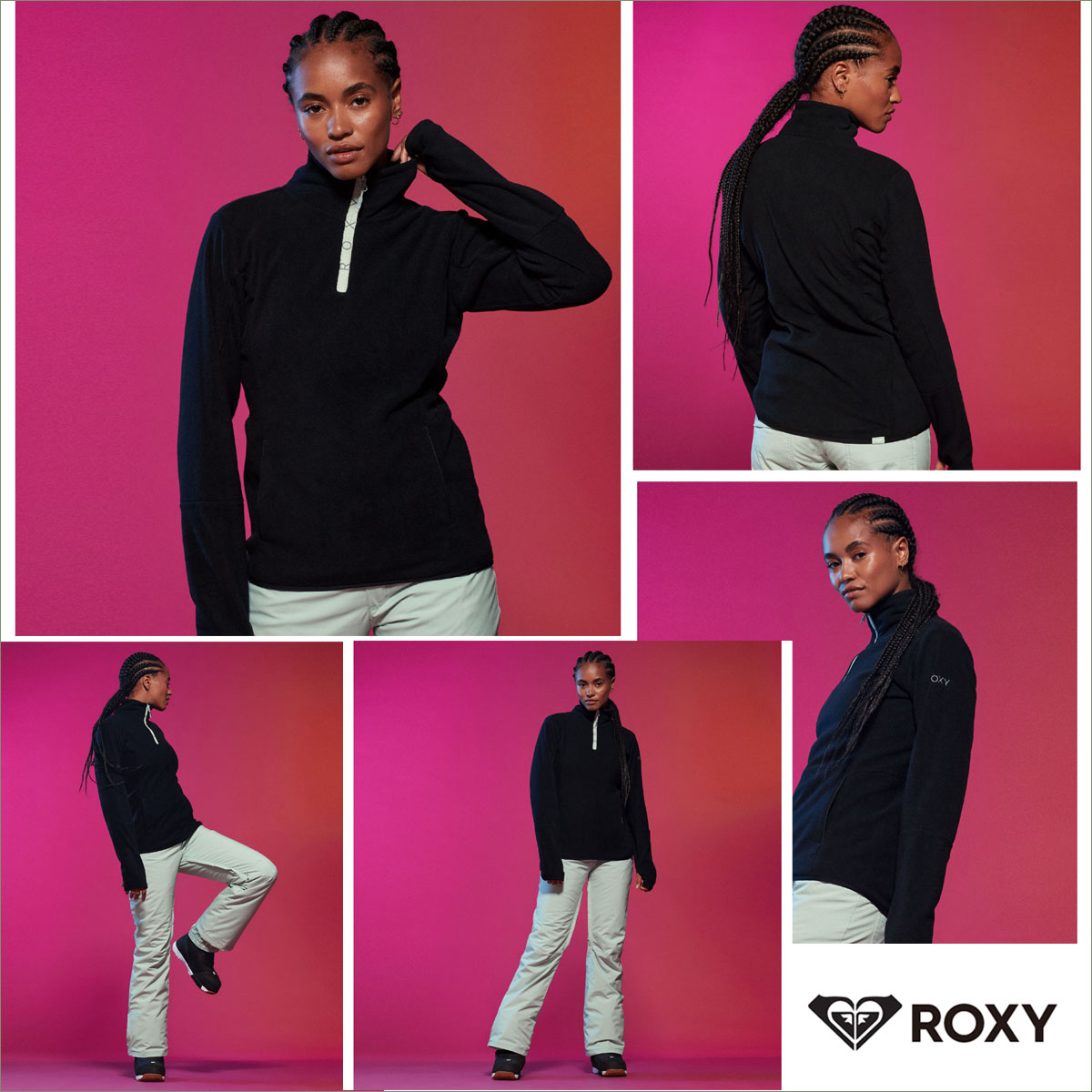 ROXY（ロキシー） 23/24 ROXY スノー スノーボードウェア 保温 ハーフ