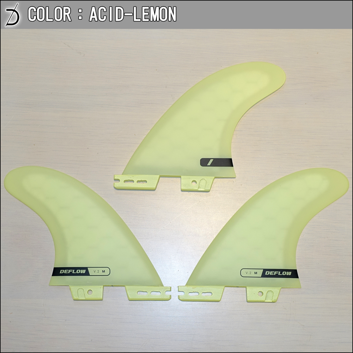 DEFLOW デフロウ FCS2 フィン トライフィン V.2 FIN EVO 3本セット