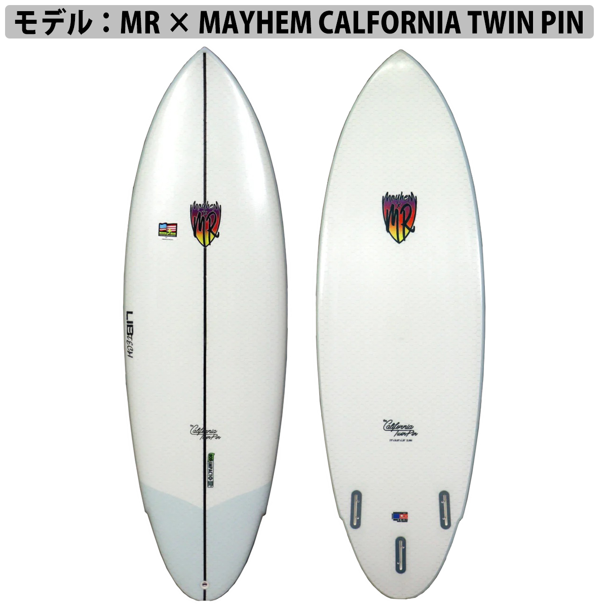 リブテック LIB TECH MR × MAYHEM CALFORNIA TWIN PIN カリフォルニア