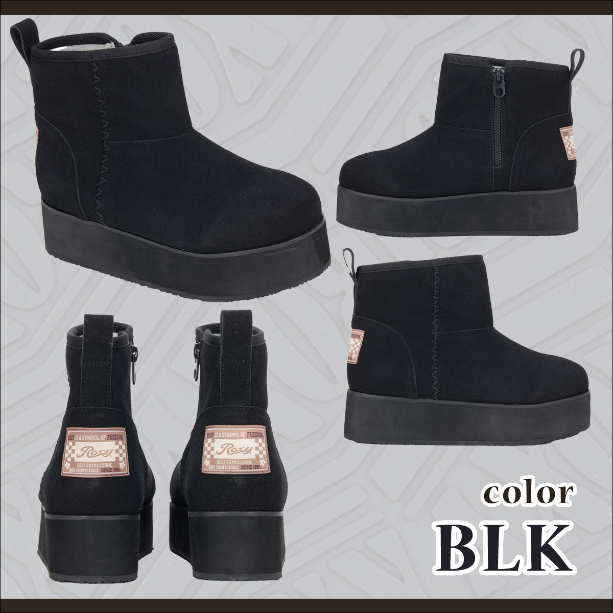 ROXY（ロキシー） 25 ROXY 厚底ブーツ MONARCH GROVE STITCH ショート