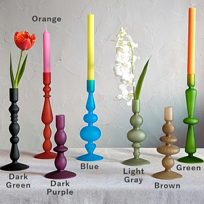 クリスマス フラワーベース ガラス 花瓶 キャンドルホルダー 一輪挿し