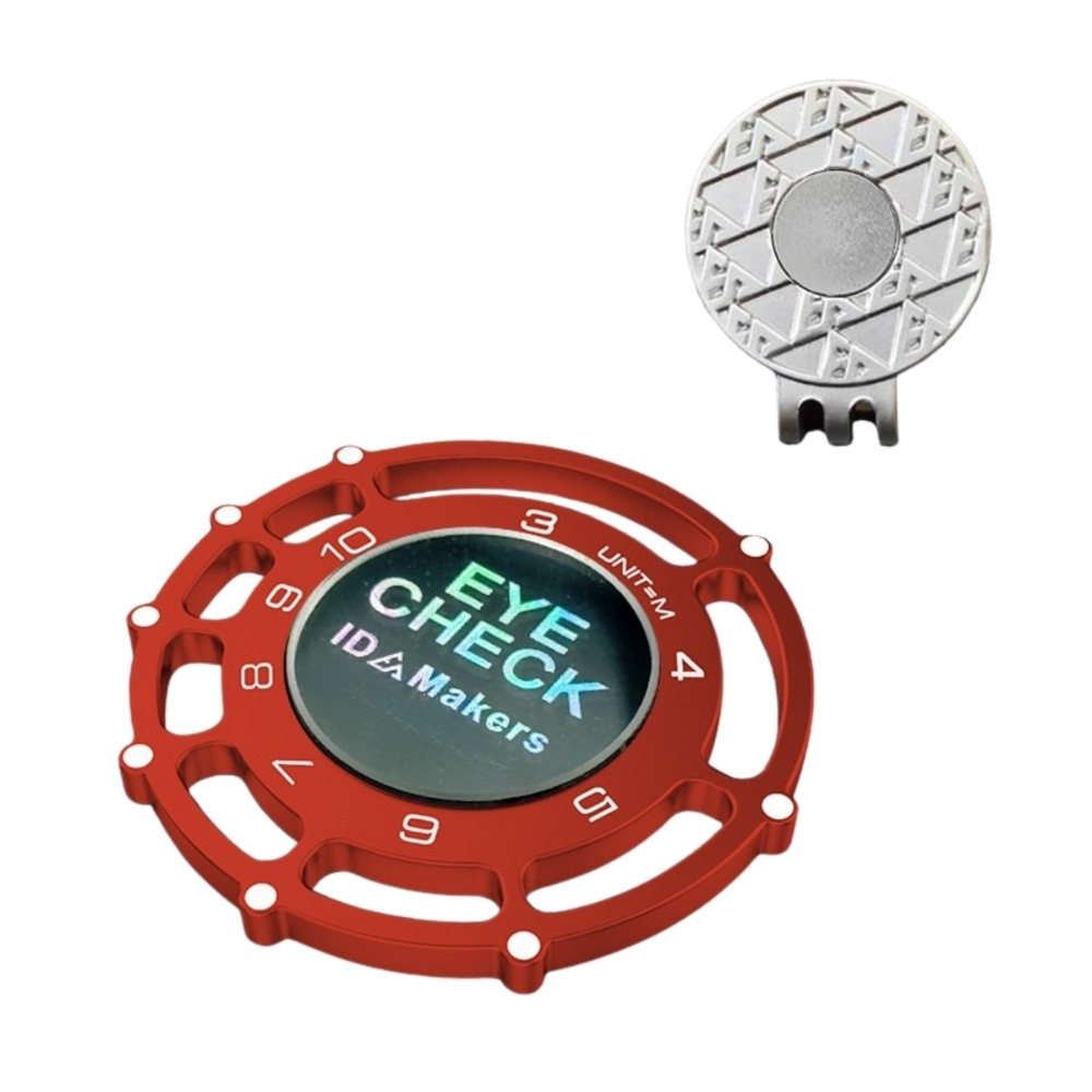 ボールマーカー マグネット キャップ パター練習 ゴルフ 距離測定