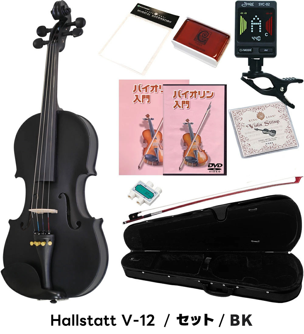 バイオリン 初心者セット Hallstatt V-12 〔ヴァイオリン 入門