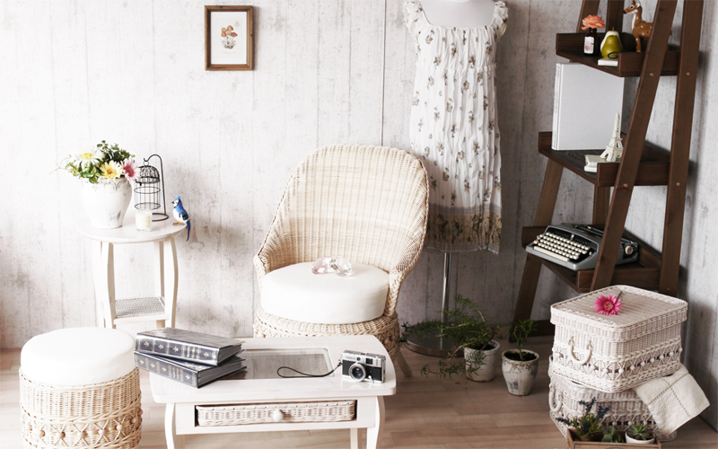 ラタン ソファ 一人がけ チェア パーソナルチェア おしゃれ かわいい