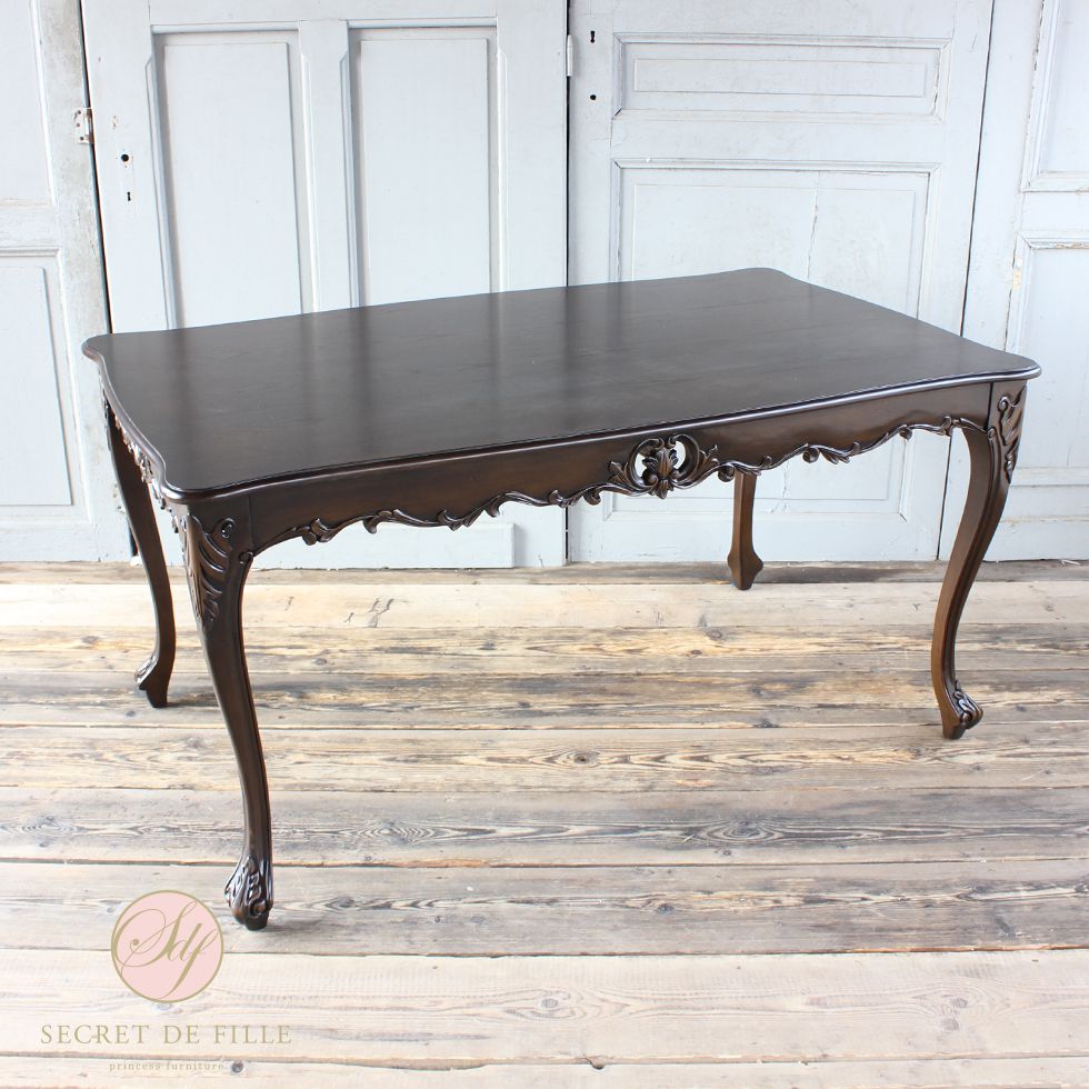 ダイニング 食卓テーブル アンティーク ロココ調 猫脚 ゴシック 姫系