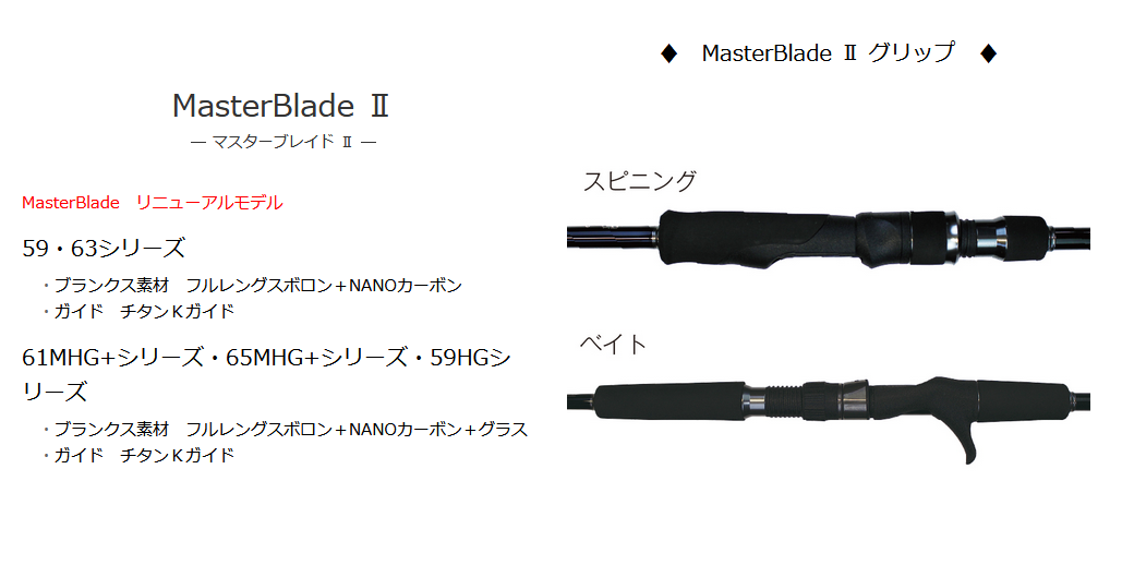 お取り寄せ商品】レスターファイン マスターブレイドII 59M(S