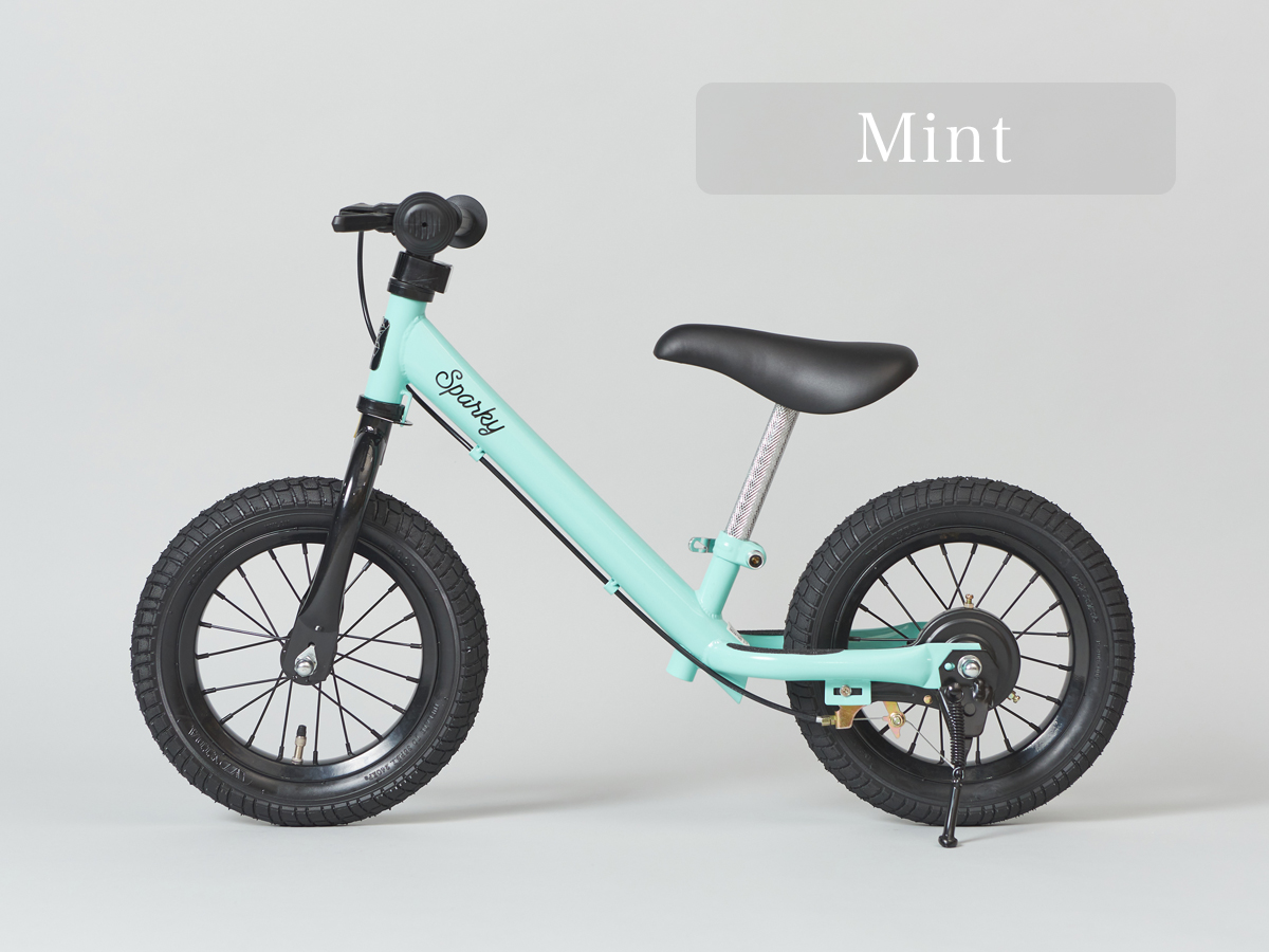 キッズバイク スパーキー ブレーキ付ゴムタイヤ装備 プレゼント