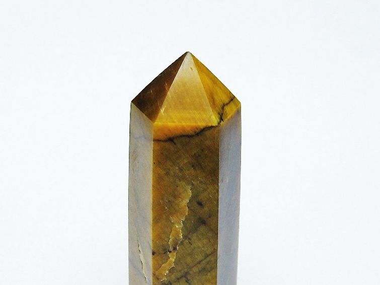 タイガーアイ※黄虎目石 六角柱[t443-4677]