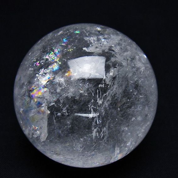 本水晶 印材 (17mm) 虹入り アイリスクォーツ ヒマラヤ水晶 水晶