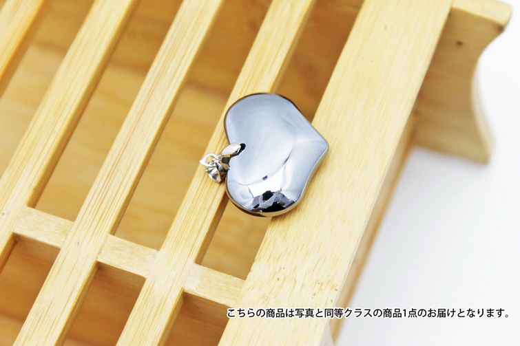 テラヘルツ鉱石 ハート ペンダントトップ[T324-1566]