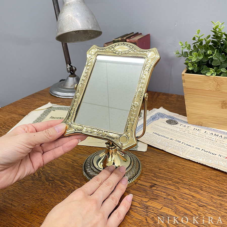 鏡 卓上ミラー 卓上鏡 卓上 化粧鏡 スタンドミラー メイク メイク