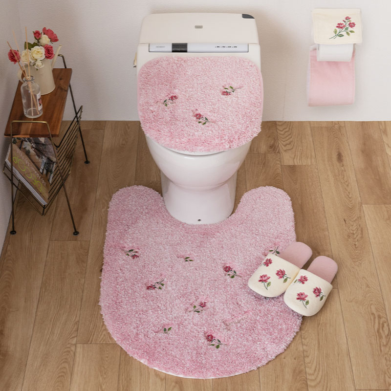 S.D.S トイレマットセット 4点 約80×60cm ロングトイレマット+兼用