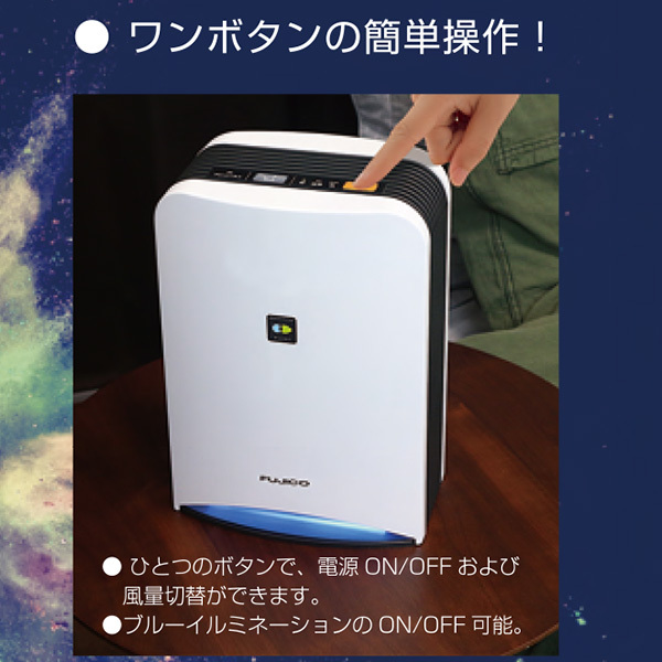空気清浄機 空気消臭除菌装置 BlueDeo ブルーデオ 光触媒 消臭 除菌 3
