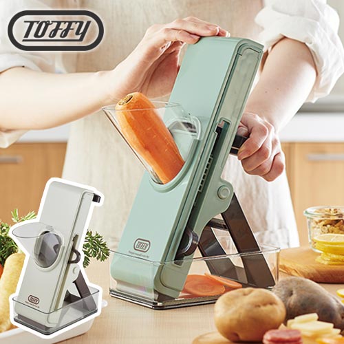 Toffy ヒルナンデスで紹介 セーフティープッシュスライサー 野菜