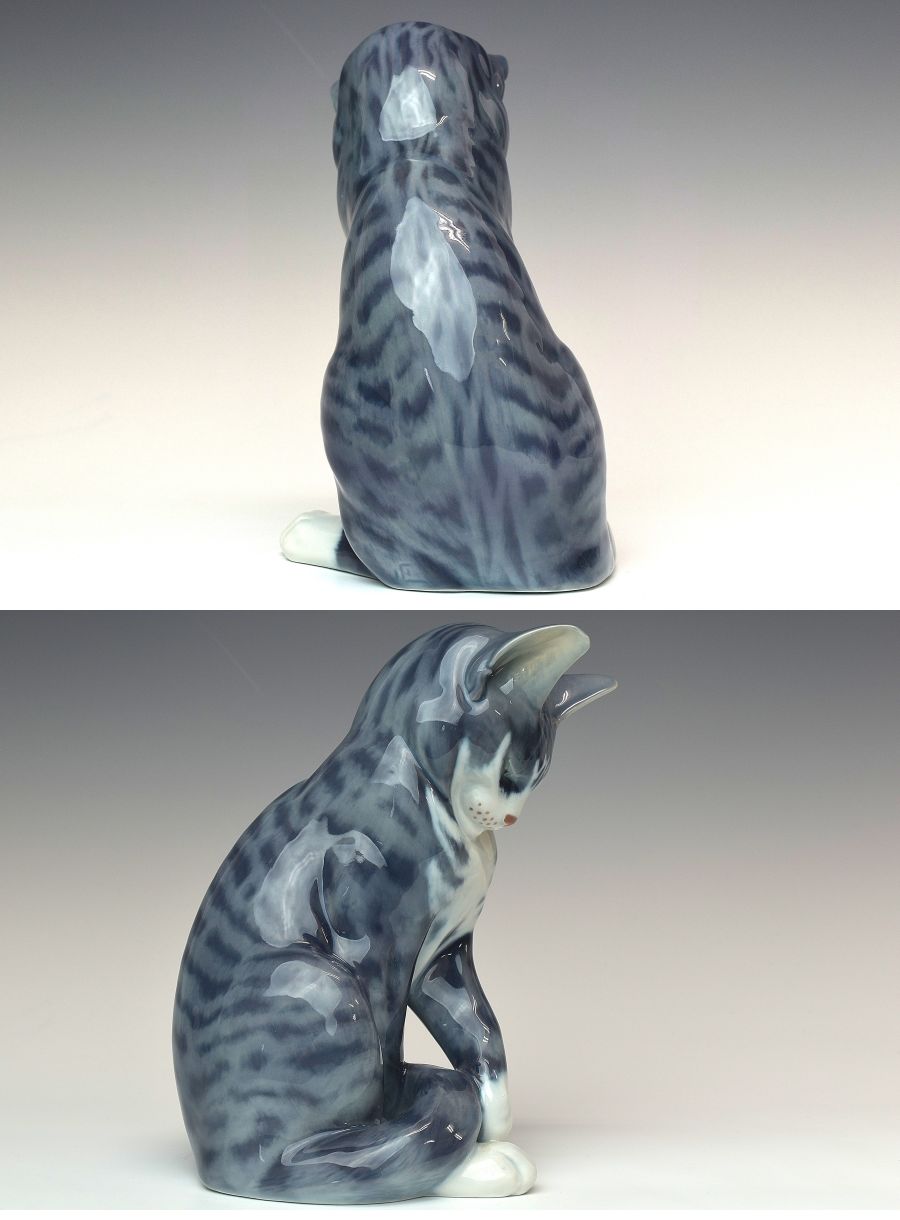ROYAL COPENHAGEN（ロイヤルコペンハーゲン） 【趣楽】 猫 フィギュ