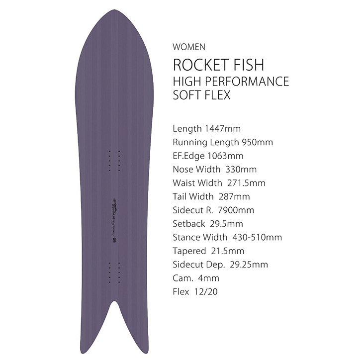 GENTEMSTICK ゲンテンスティック 25-26 ROCKET FISH H.P.S.F. ロケット