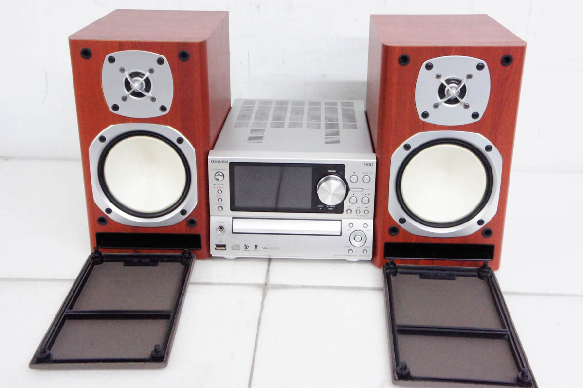 中古 ONKYOオンキヨー CD/HDDチューナーアンプ BR-NX10A スピーカー D