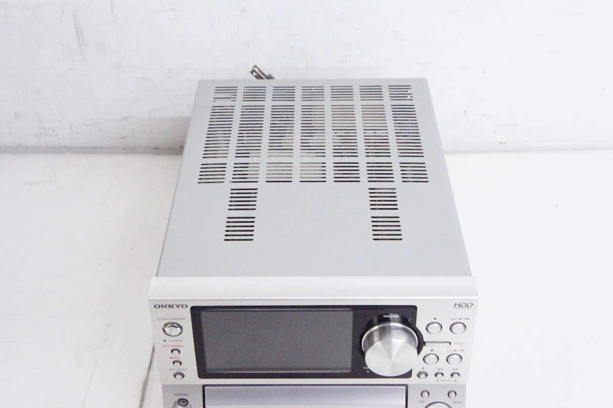 中古 ONKYOオンキヨー CD/HDDチューナーアンプ BR-NX10A スピーカー D