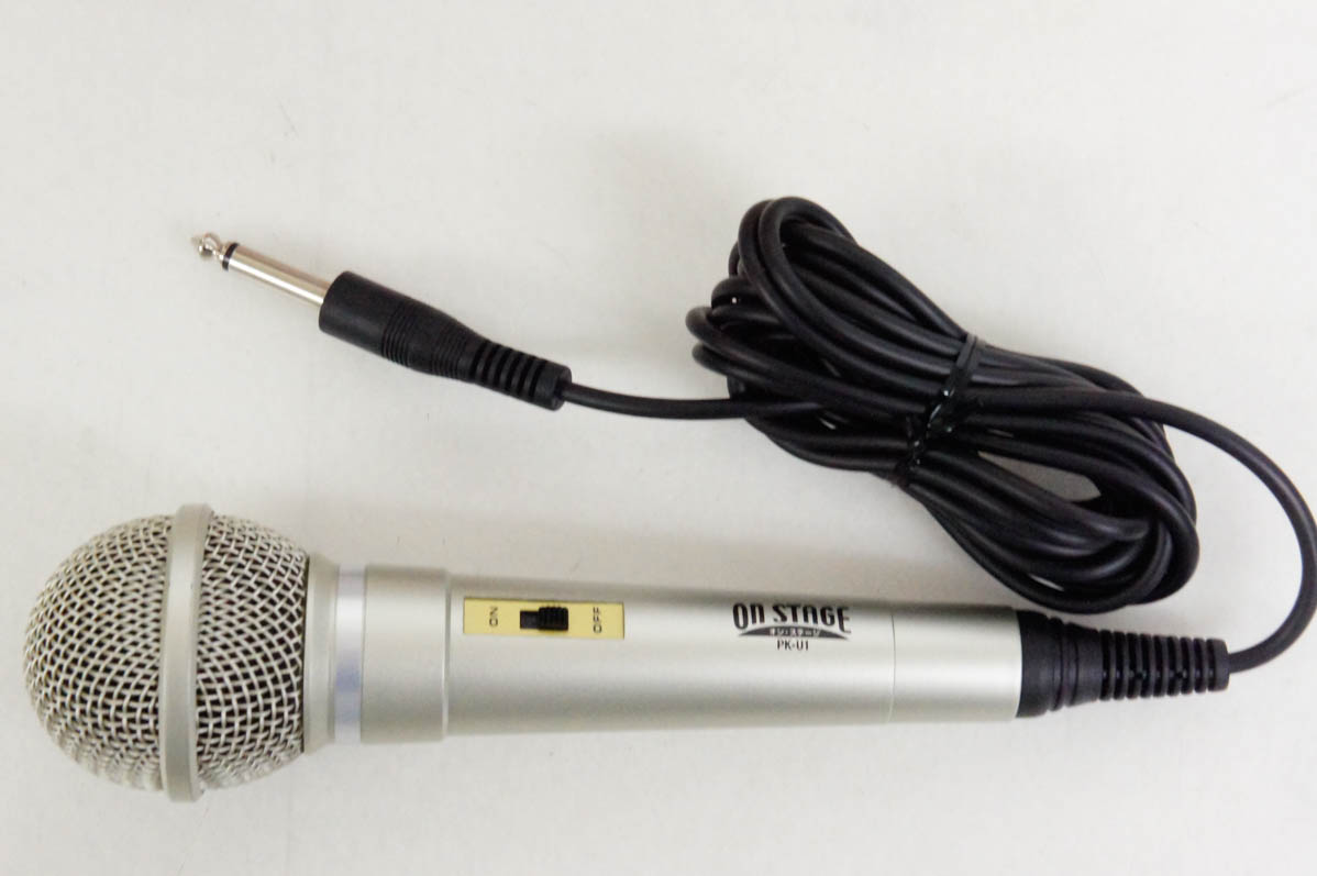 中古 ペアマイク付き ON STAGE オンステージ 家庭用カラオケ PK-113GT