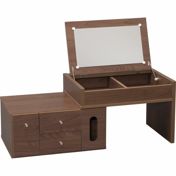 ドレッサー テーブル 収納 おしゃれ 安い コンパクト デスク 伸縮 ロー