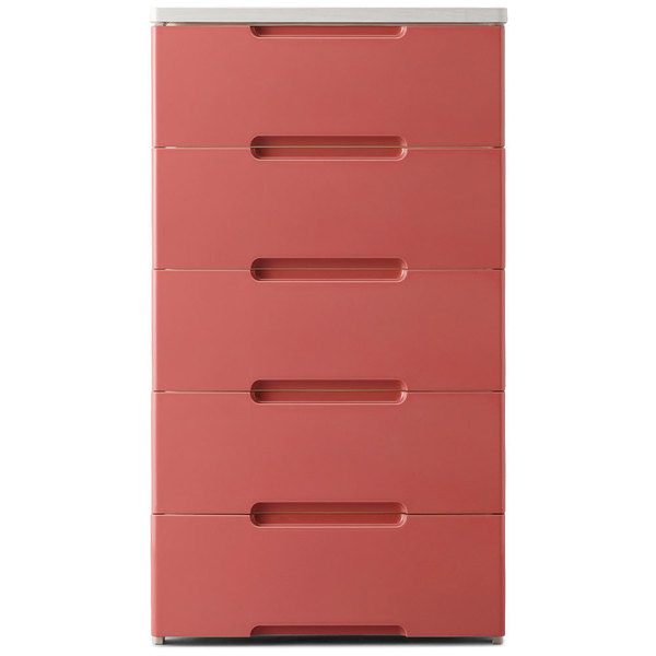 IRIS OHYAMA（アイリスオーヤマ） チェスト 5段 白 完成品 幅56 奥行