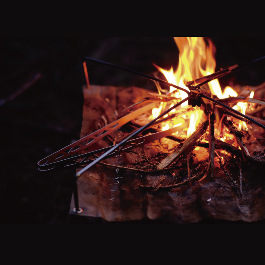 Alex240 火バサミ トング 薪バサミ キャンプ 焚き火 アウトドア 日本製