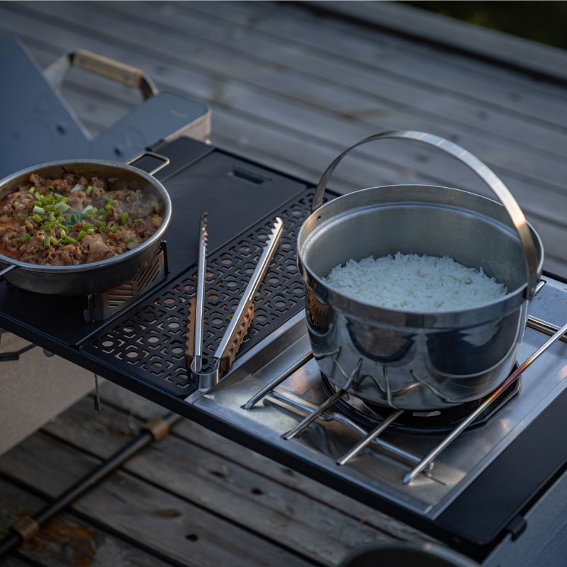 CAMPINGMOON IGT テーブル 天板 2枚 セット ブリッジテーブル 用