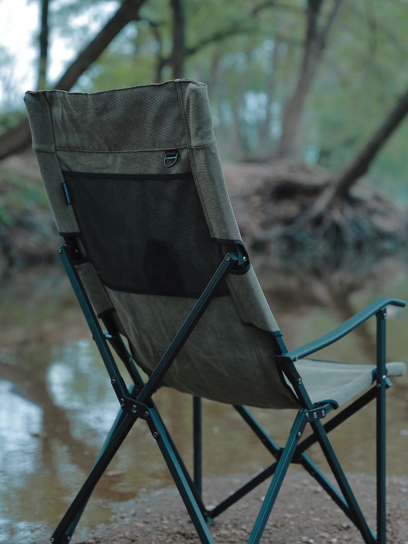 CAMPINGMOON ハイバックチェア アウトドア キャンプ 折りたたみ チェア