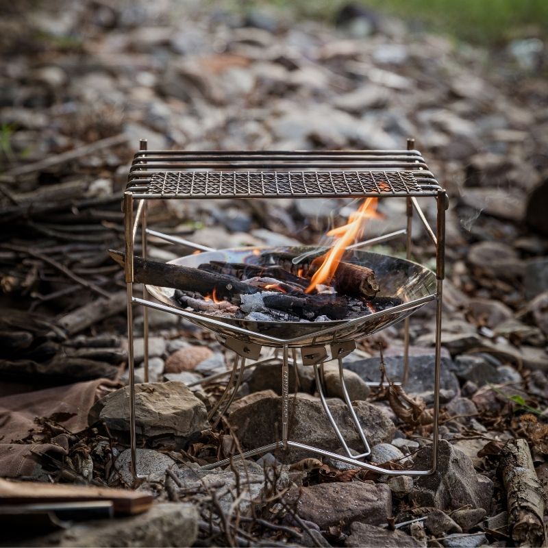 CAMPINGMOON キャンピングムーンファイアーディスク 焚き火台 ソロ