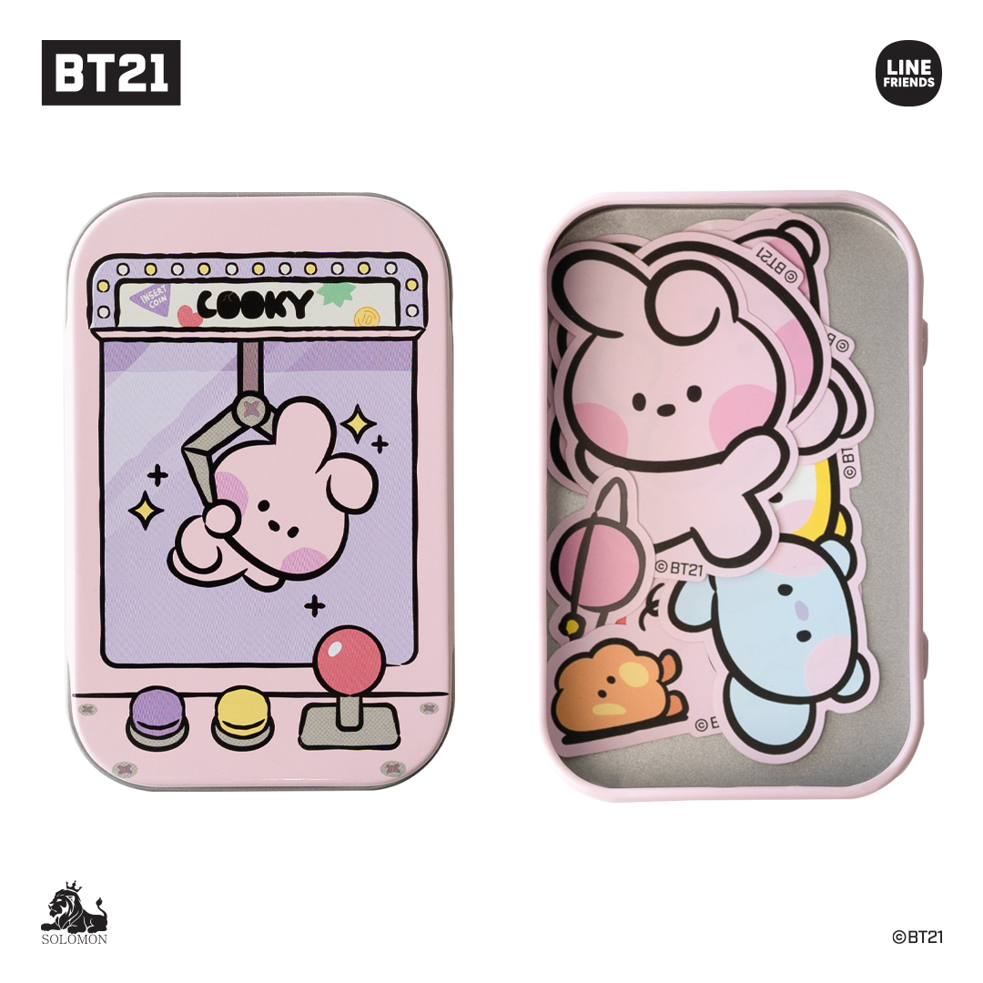 50%OFFセール ：】 ソロモン商事 BT21 minini ティンケースステッカー