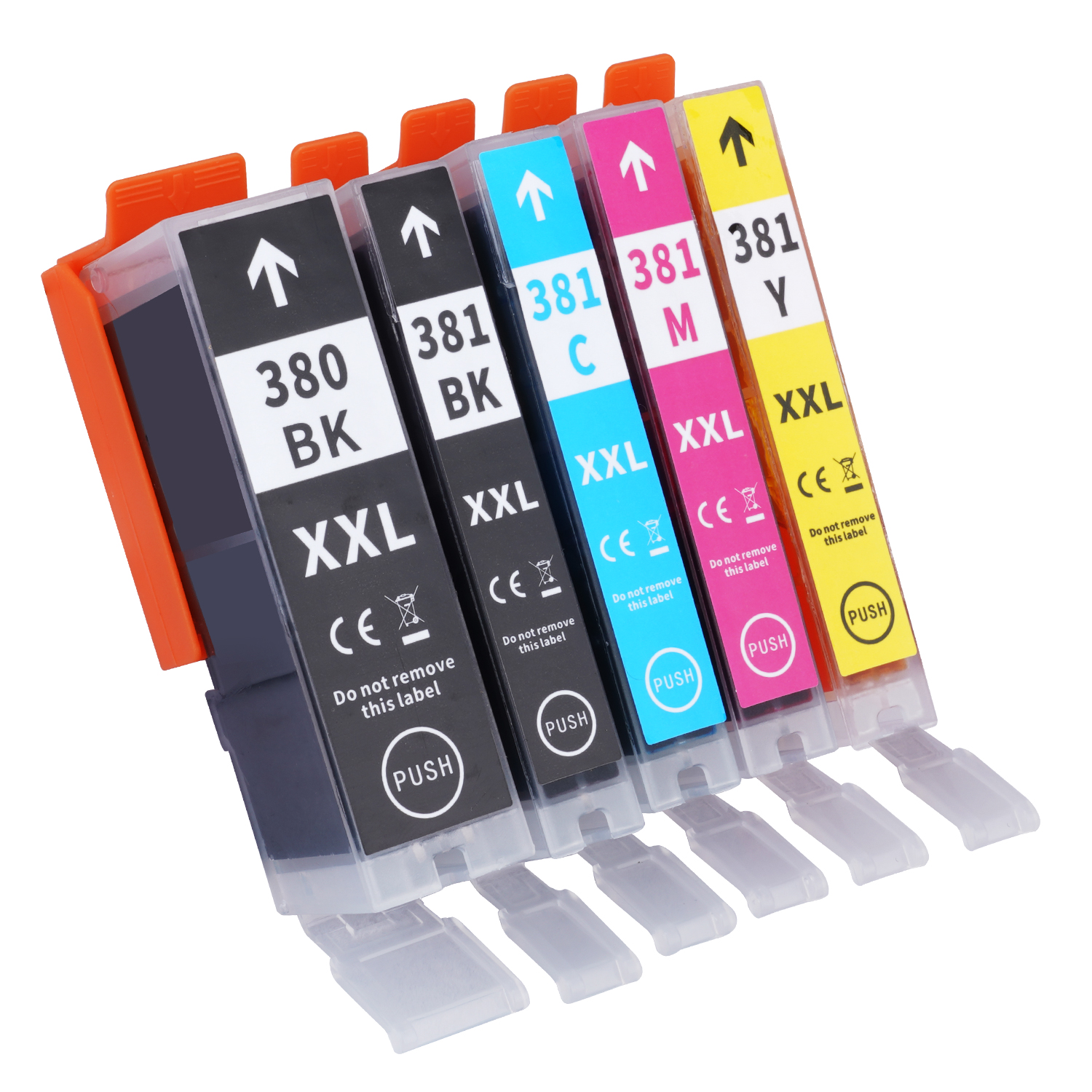 キャノン インクカートリッジ 5色セット 互換インク 大容量 残量表示