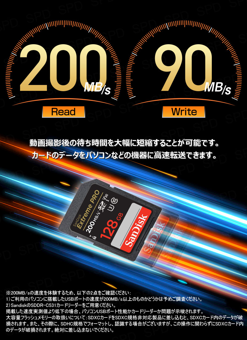 SanDisk（サンディスク） ポイント2倍 SanDisk Extreme PRO SDXCカード