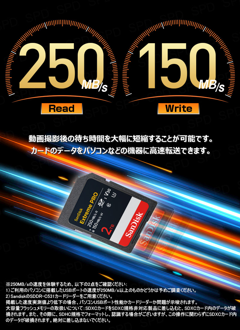 SanDisk（サンディスク） SDXCカード 2TB SDカード SanDisk Extreme