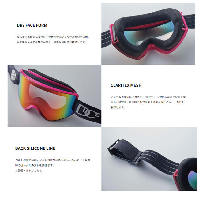 スノーゴーグル DICE ダイス SHOWDOWN ショウダウン ゴーグル