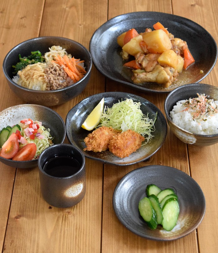 和食器 黒備前 超豪華25点食器セット 送料無料福袋 食器のセット 新