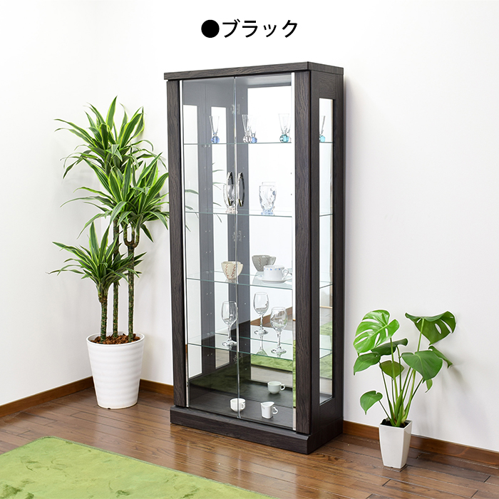 コレクションケース ショーケース 幅70cm ハイタイプ 高さ152cm 木製